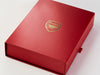 Red Gift Box wth Custom Foil Printed Logo