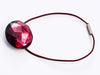 Garnet Gemstone  Gift Box Closure with Red Elastic