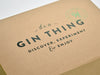 Natural Kraft Gift Box Printed with 2 Colour Custom Logo