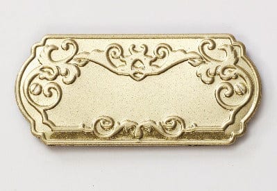 Gold Metal Slot Decal Labels From Foldabox