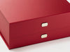 Gold Metal Slot Decal Labels Featured on Red Slot Gift Box