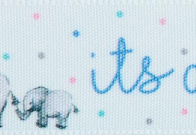 It's A Boy Printed Ribbon