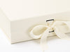 Large Ivory Gift Box with changeable ribbon detail