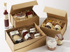 Natural Kraft Folding Gift Boxes for Eco-Friendly Gift and Food Packaging Hampers