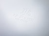 White Gift Box Featuring Custom Debossed Logo Design
