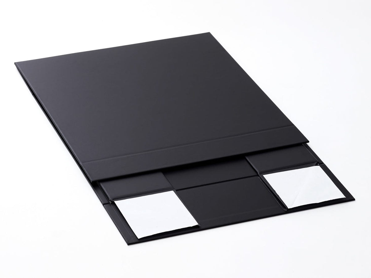 Black Large No Ribbon Gift Box Supplied Flat