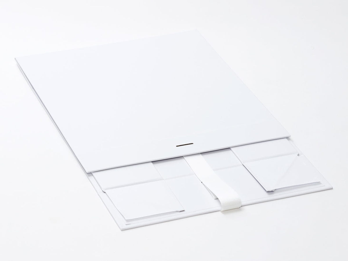 White Large Slot Gift Box Supplied Flat