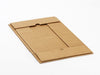 Natural Kraft Large Folding Gift Box Supplied Flat from Foldabox