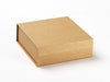 Natural Kraft Large Folding Snap Shut Magnetic Gift Box Sample