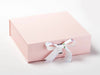 Love and Thanks Ribbon Sample Featured on Pale Pink Large Gift Box