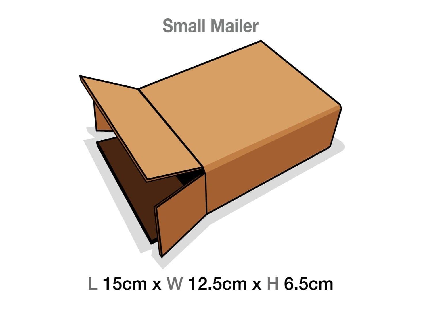 Small Gift Box Protective Corrugated Mailing Carton Sample