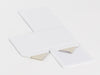 White Large Cube Gift Box Supplied Flat