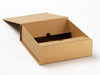 Foldabox Natural Kraft Medium Gift Box Part Assembled