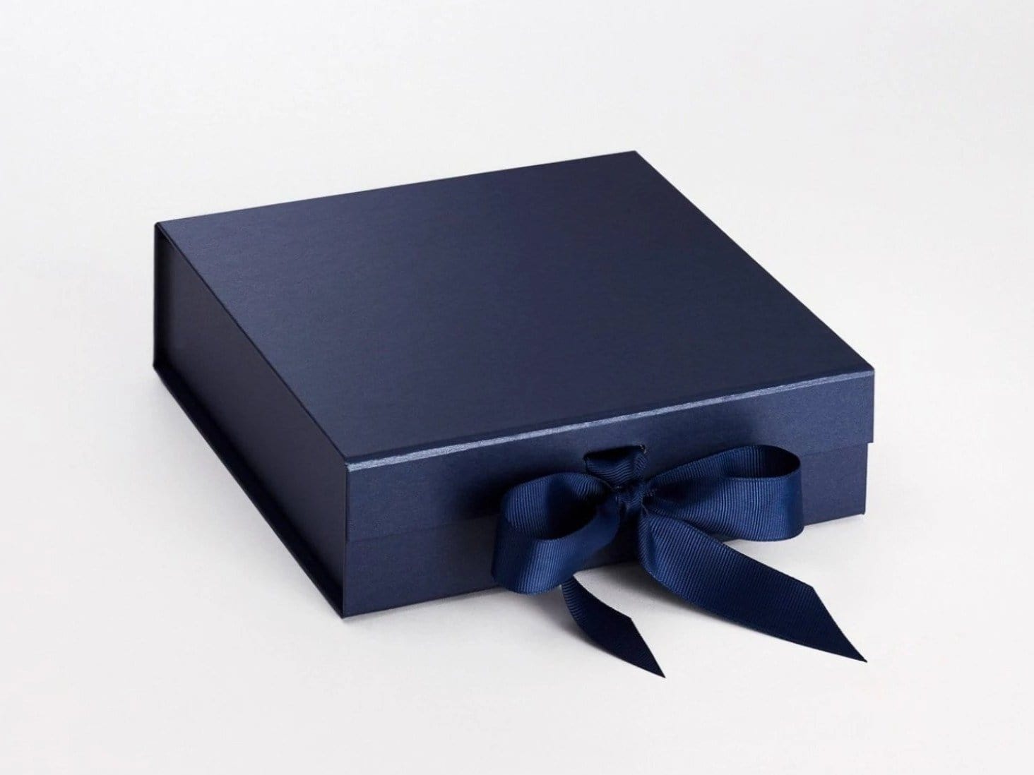 Navy Blue Medium Folding Gift Box Sample