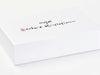 Example Of Custom CMYK Digital Print Onto White Gift Box