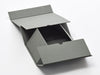 A5 Deep Naked Grey Gift Box Sample Partly Assembled