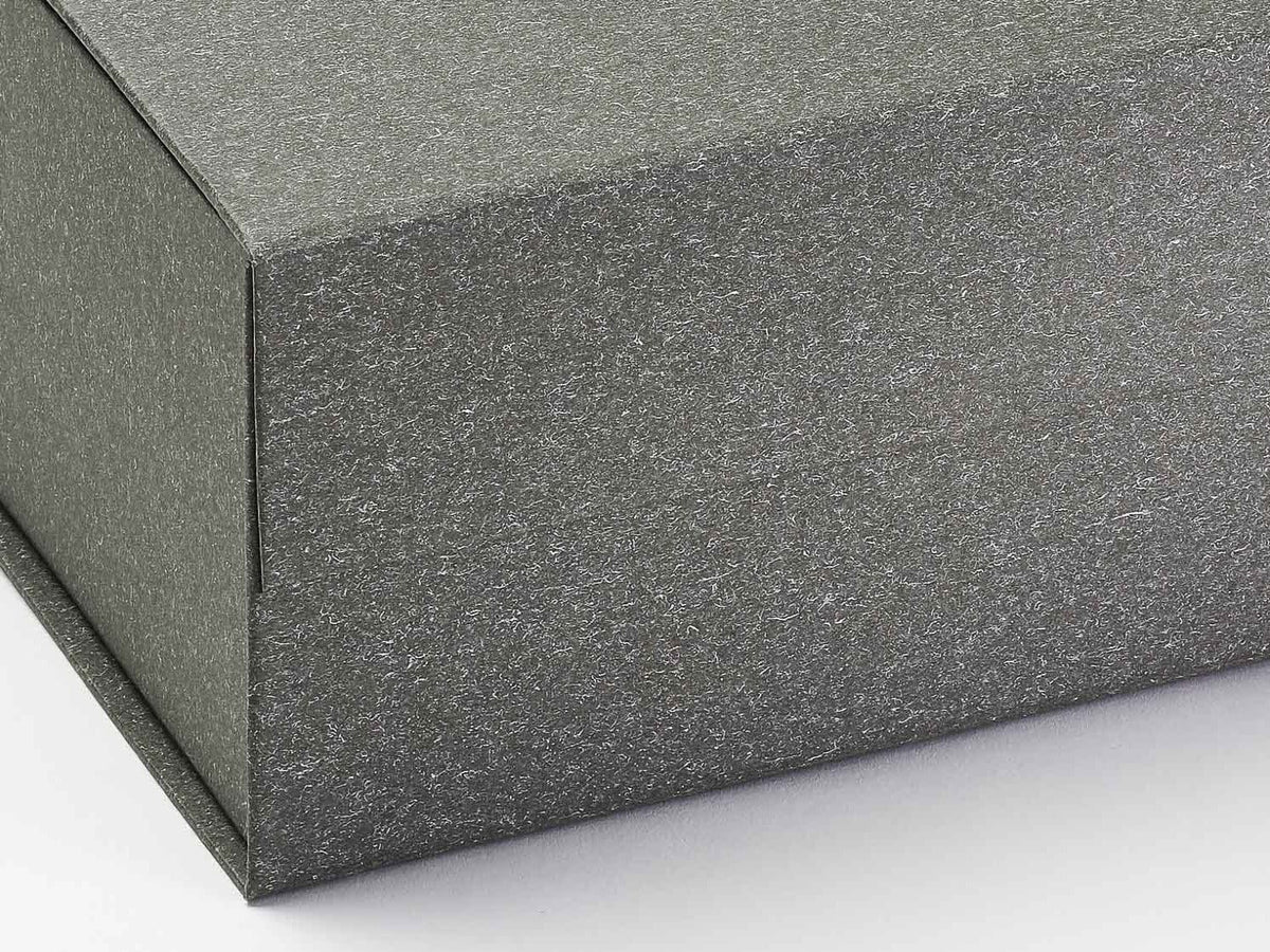 Sample Naked Grey A5 Deep Folding Gift Box Paper Detail