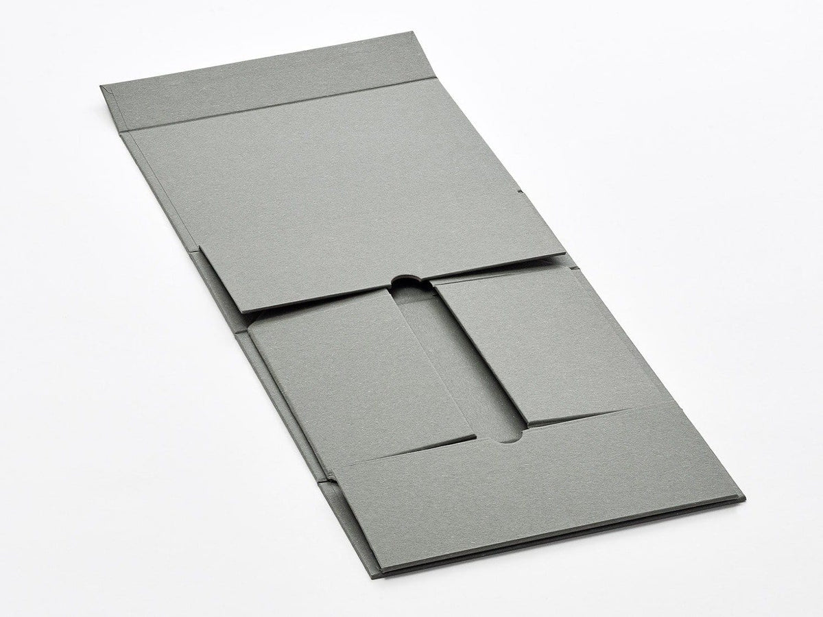 A5 Deep Naked Grey Gift Box Sample Folded Flat