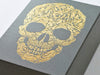 Naked Grey® Gift Box with Gold Foil Skull Design