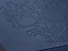 Navy Blue Folding Gift Box with Custom Debossed Design