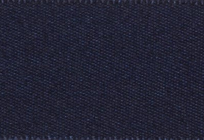 Navy Satin Recycled Ribbon Sample from Foldabox