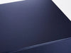 Navy Blue Small Cube Folding Gift Box Paper Detail
