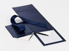 Navy Blue Large Cube Folding Gift Box Supplied Flat