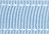 Pale Blue Ribbon with White Saddle Stitched Edges