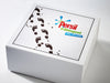 Extra Large Deep White Folding Gift Box With Custom Printed CMYK Design