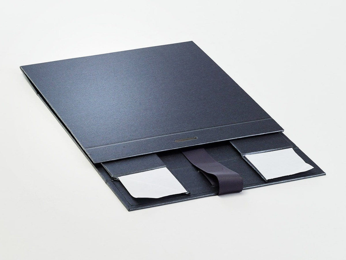 Pewter Medium Gift Box Sample Supplied Flat with Ribbon