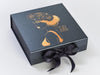 Example Pewter Gift Box with Gold Foil Design
