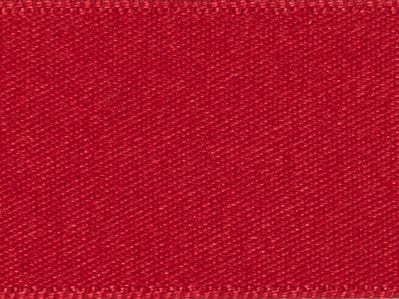 Red Recycled Satin Double Faced Ribbon from Foldabox