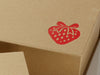 Natural Kraft Gift Box with Debossed and Printed Custom Logo