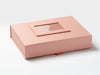Rose Gold A4  Shallow Gift Box Featuring Rose Gold Photo Frame