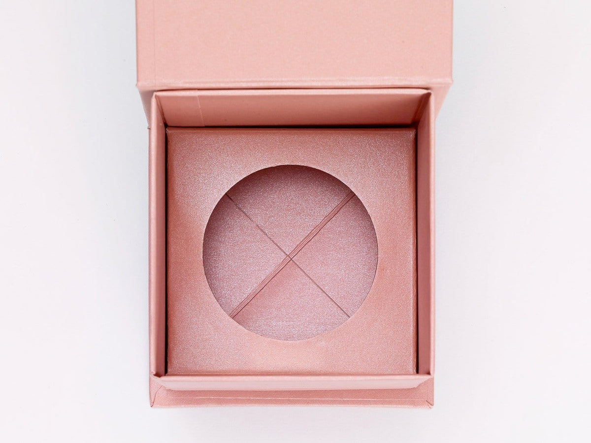Rose Gold Small Cube Gift Box Assembled Insert