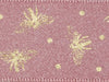Rose Pink Satin Sparkle Bee Satin Ribbon