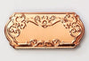 Rose Copper Metal Slot Decal Labels from Foldabox