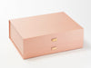 Rose Copper Slot Decal Labels Featured on Rose Gold A4 Deep Gift Box