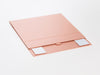 Rose Gold A4 Shallow Gift Box Supplied Flat