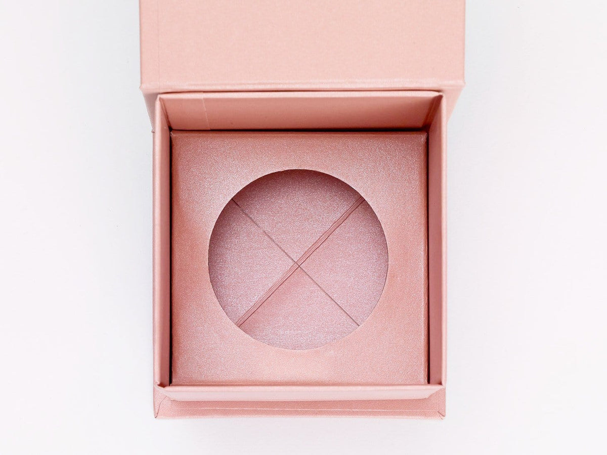 Rose Gold Small Cube Gift Box with Assembled Insert