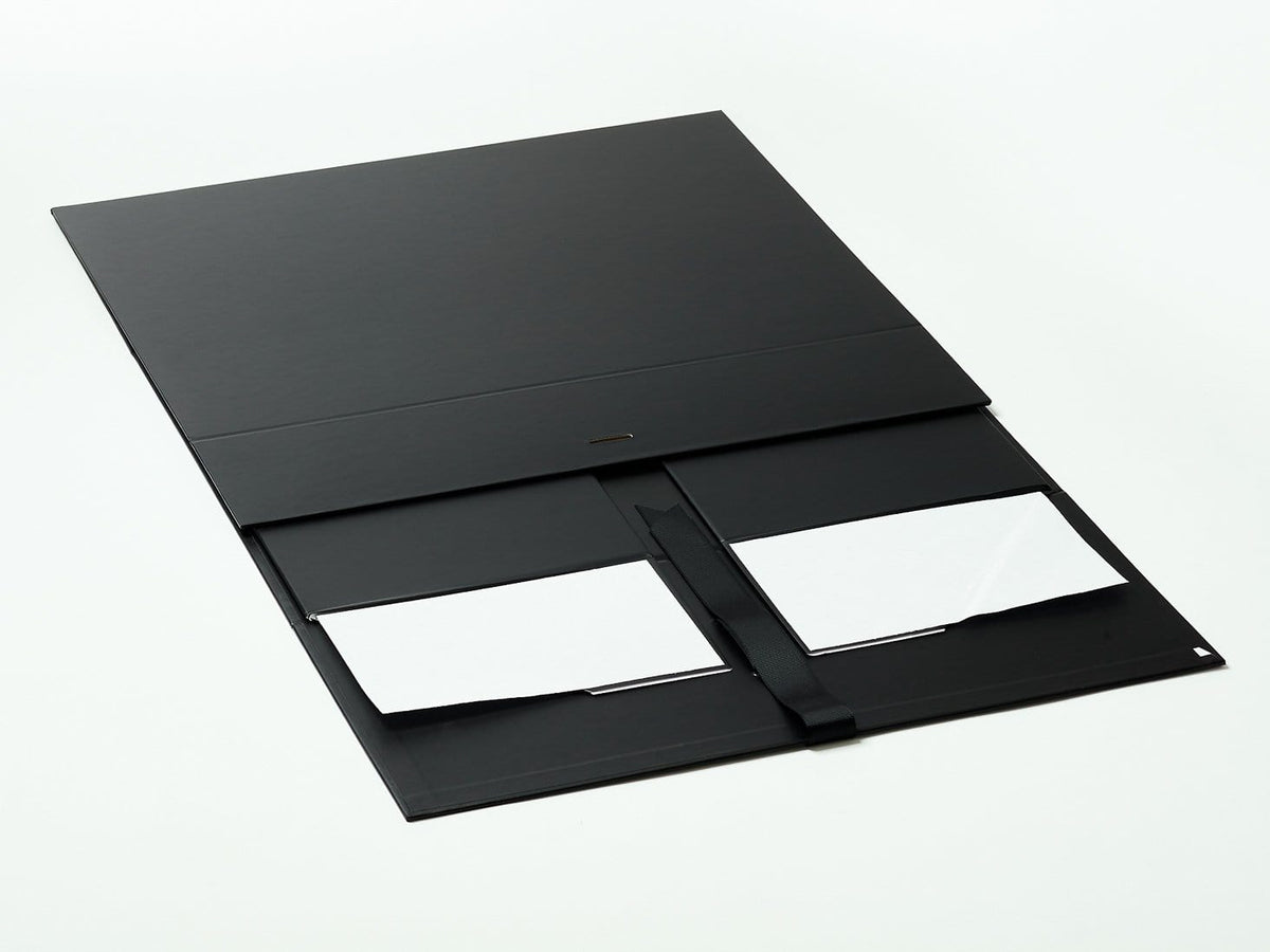 Sample Black A3 Deep Gift Box Supplied Flat with Ribbon