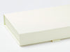 Ivory A5 Shallow Gift Box Sample Front Flap Detail