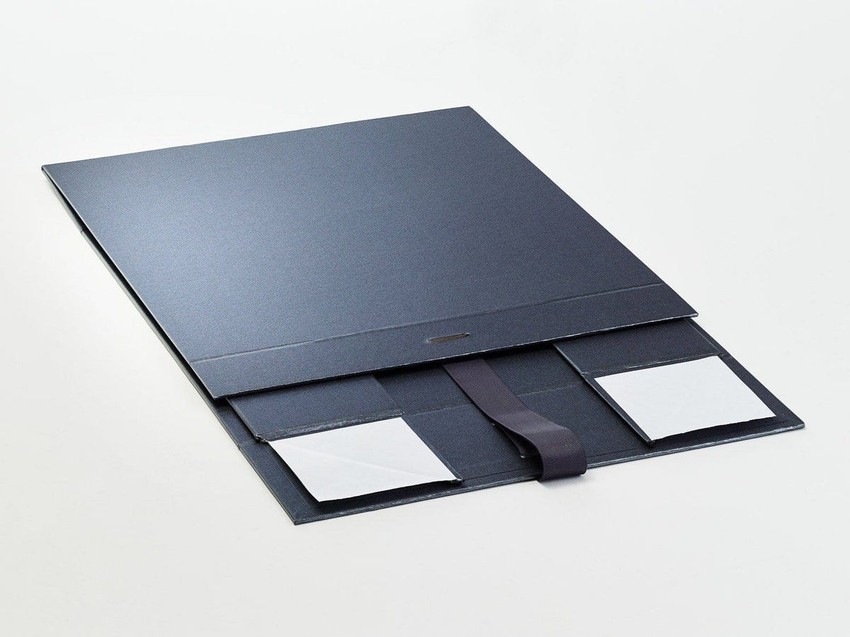 Pewter Large Gift Box Sample Supplied Flat with Ribbon