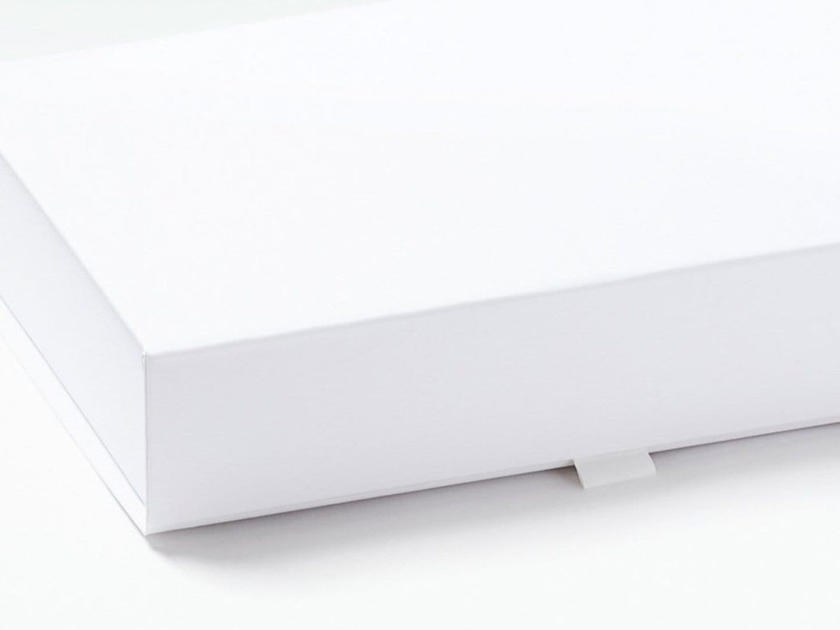 White A4 Shallow Gift Box Sample Detail