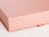 Rose Gold A4 Shallow Gift Box Sample Ribbon Detail