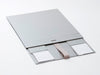 Silver Large Slot Gift Box Supplied Flat