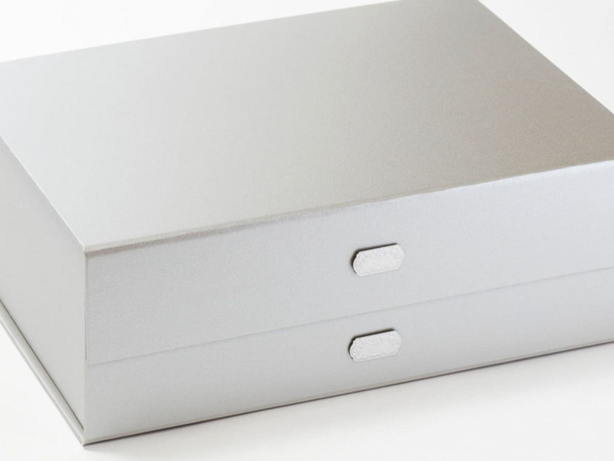 Silver Metal Slot Decal Labels Featured on Silver Slot Gift Box