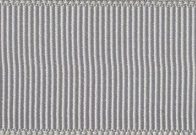 Silver Grey Grosgrain Ribbon for Changeable Ribbon Gift Boxes