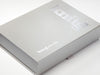 Silver Gift Box with Custom Silver Foil Custom Printed Design to Lid