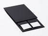 Sample Black Small Gift Box No Ribbon Supplied Flat